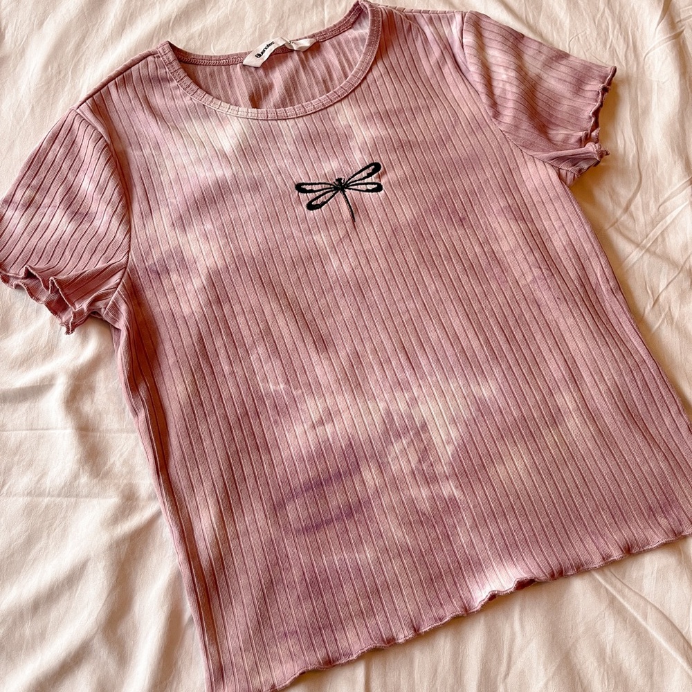Purple tie dye t shirt